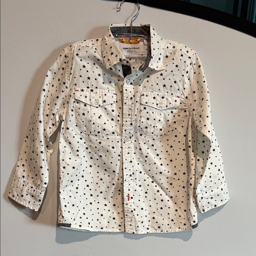 Paper Denim & Cloth Boy’s Star Print Shirt